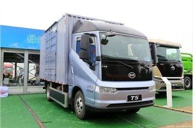 중고 BYD 4×2 전기 화물 트럭