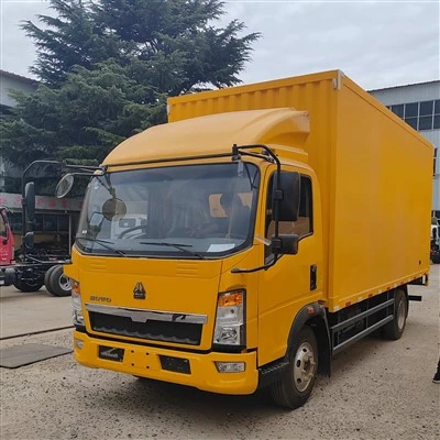 새로운 Sinotruk HOWO 4×2 화물 밴 트럭